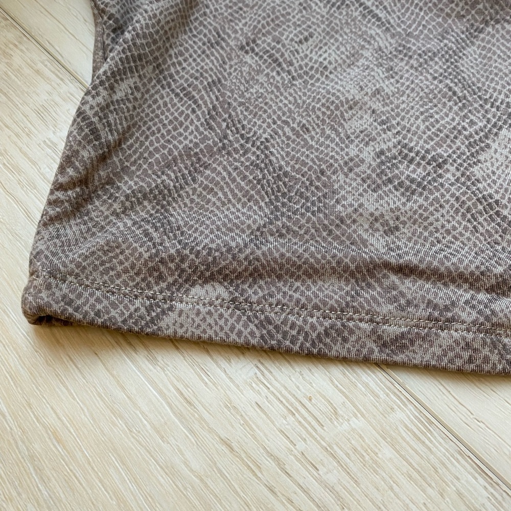 Good American snake skin cropped tank top 4 - Picture 8 of 12